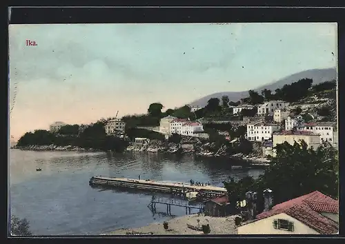 AK Ika, Ortsansicht mit Steg