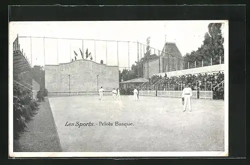 AK Les Sports, Pelote Basque, Pelotaspiel