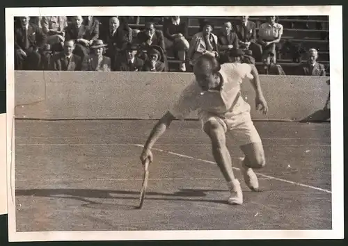 Fotografie Tennis Deutschland vs Ungarn, Bartkowiak besiegt Katoma in Berlin-Grunewald 1941