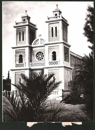 Fotografie Ansicht El Golea, Römische Kirche in der Sahara