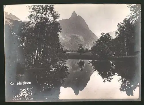 Fotografie Ansicht Romsdalshorn in Norwegen