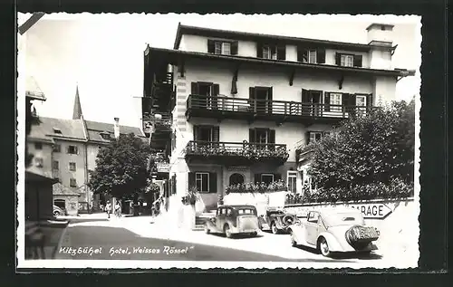 AK Kitzbühel, Hotel Weisses Rössel im Sonnenschein
