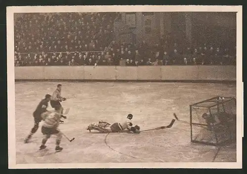 Fotografie Eishockey Sportpalast Berlin, Berlin vs Prag, Ergebnis: 1:1, 1939