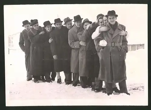 Fotografie Ansicht Garmisch, Eishockeyspieler der Nationalmannschaft von Ungarn