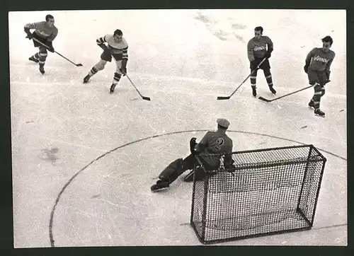 Fotografie Eishockey-Spiel 1938, Altreich vs Ostmark