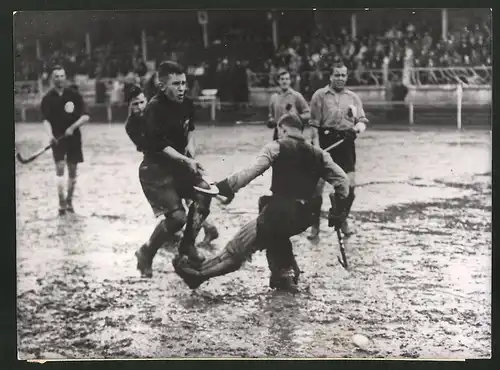 Fotografie Feldhockey-Länderspiel, Belgien vs Deutschland in brüssel 1939