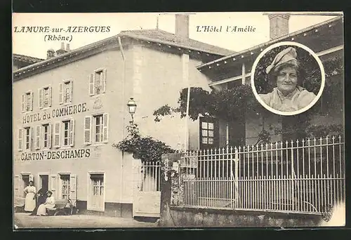 AK Lamure-sur-Azergues, L`Hôtel l`Amélie
