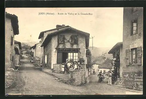 AK Joux, Route de Violay et la Grande-Rue