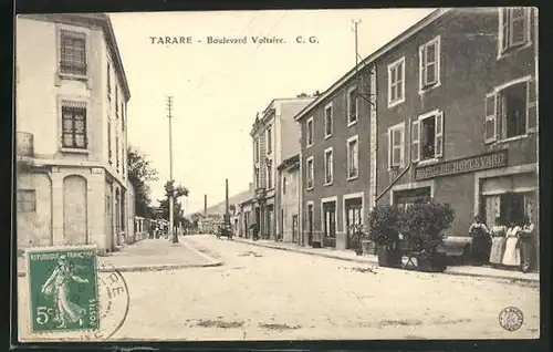 AK Tarare, Boulevard Voltaire, Hotel du Boulevard