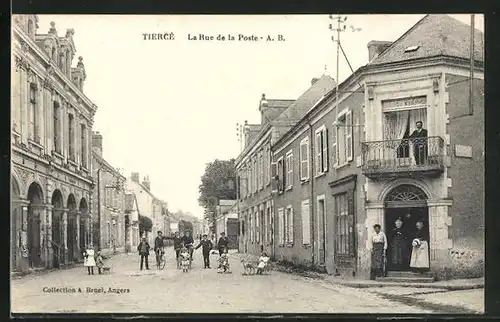 AK Tiercé, La Rue de la Poste