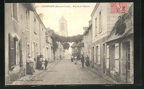 AK Chamigné, Rue de la Glycine