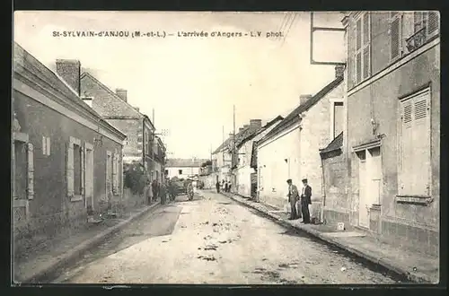 AK St-Sylvian-d`Anjou, L`arrivée d`Angers
