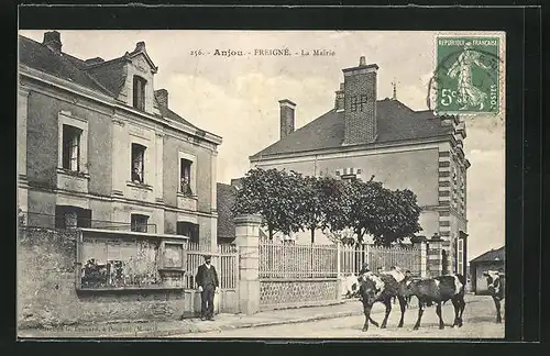 AK Freigné, La Mairie