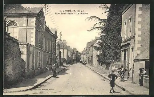 AK Candé, Rue Saint-Jaan - La Mairie