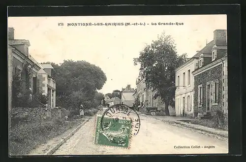 AK Montigne-les-Raires, la Grande-Rue