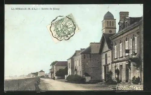 AK La Bohalle, Entrèe du Bourg