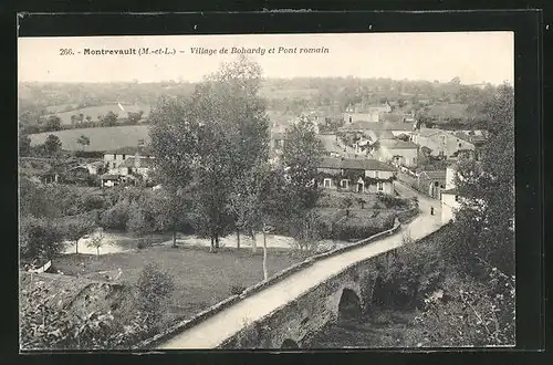 AK Montrevault, Village de Bohardy et Pont romain