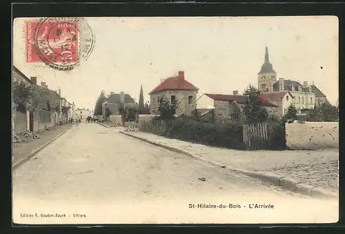 AK St-Hilaire-du-Bois, L'Arrivee