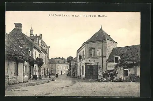 AK Allonnes, Rue de la Mairie