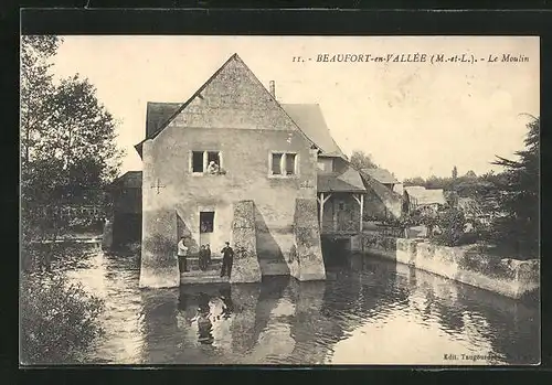 AK Beaufort-en-Vallée, Le Moulin