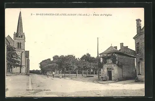 AK St-Georges-Chatelaison, Place de l'Eglise