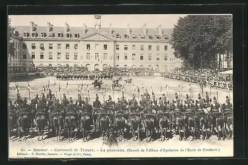 AK Saumur, Carousel de Troupe, la pousuite