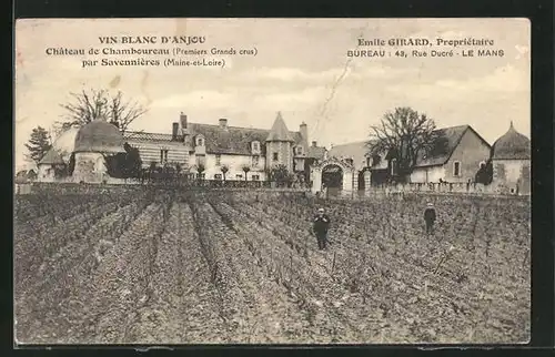 AK Savennieres, Vin Blanc d`Anjou, Chateau de Chamboureau