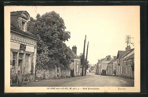 AK Juigne-sur-Loire, Rue Principale