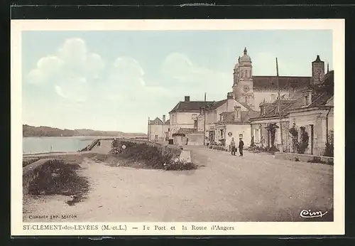 AK St-Clement-des-Levees, Le Port et la route d`Angers