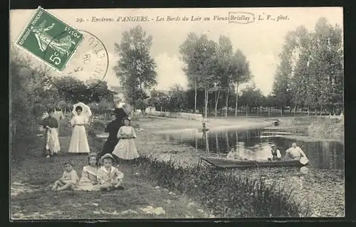 AK Briollay, Les Bords du Loir au Vieux Briollay