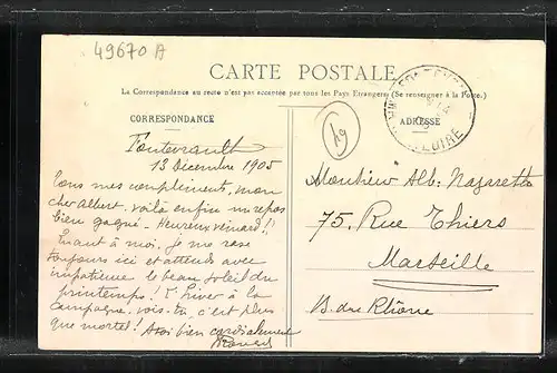 AK Fontevrault, L`Eglise et la Mairie
