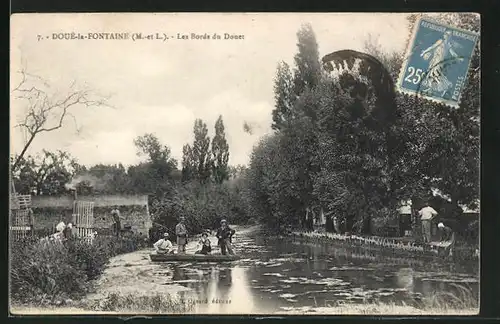 AK Douè-la-Fontaine, Les Bords du Douet