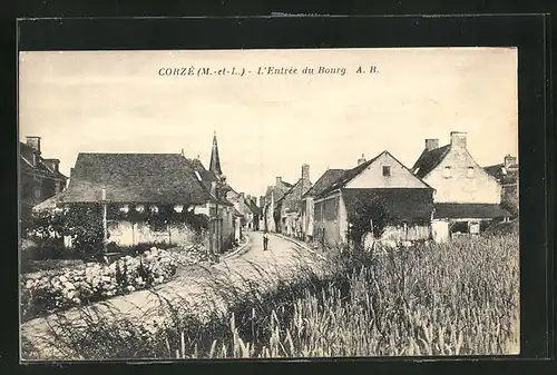 AK Corzè, L`Entrèe du Bourg