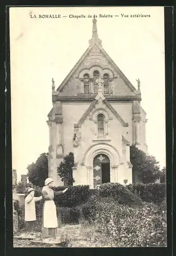 AK La Bohalle, Chapelle de la Salette, Vue extérieure