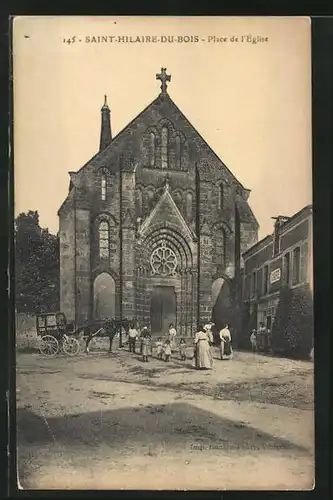 AK Saint-Hilaire-du-Bois, Place de l'Eglise