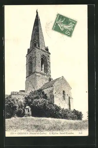 AK Gennes, l'Eglise Saint-Eusébe