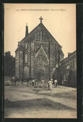 AK Saint-Hilaire-du-Bois, Place de l'Eglise