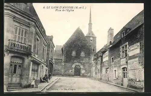 AK Le Lion d`Angers, Place de l`Eglise