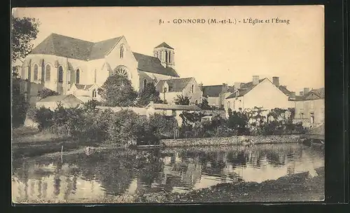 AK Gonnord, L`Eglise et l`Etang