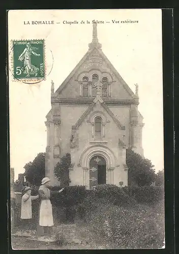 AK La Bohalle, Chapelle de la Salette, Vue extérieure