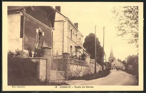 AK Cossaye, Route de Decize
