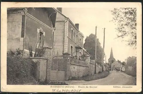 AK Cossaye, Route de Decize