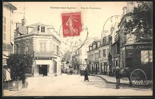 AK Cosne-sur-Loire, Rue du Commerce
