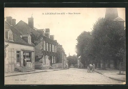 AK Lucenay-les-Aix, Rue Neuve