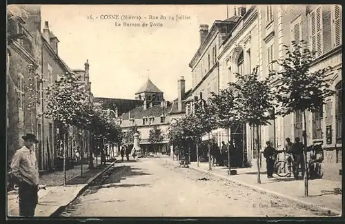 AK Cosne, Rue du 14 Juillet, Le Bureau de Poste