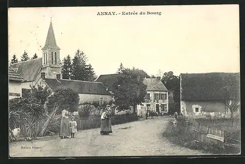 AK Annay, Entrèe du Bourg, Strassenpartie