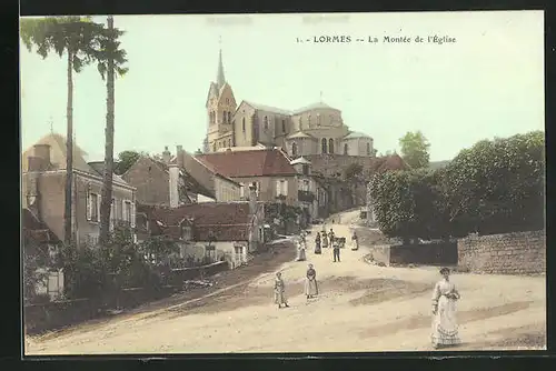 AK Lormes, La Montèe de l`Èglise