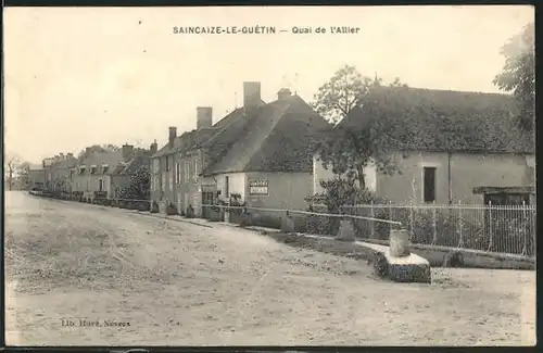 AK Saincaize-le-Guètin, Quai de l`Allier
