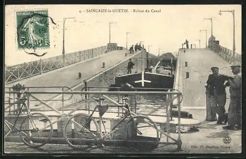 AK Saincaize-le-Guètin, Ecluse du Canal