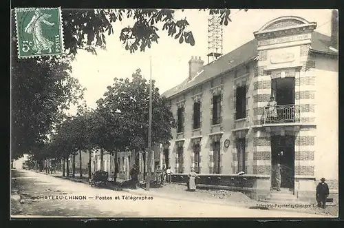 AK Chateau-Chinon, Postes et Tèlègraphes